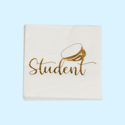 Pappersservetter 16-pack - "Student" Guld